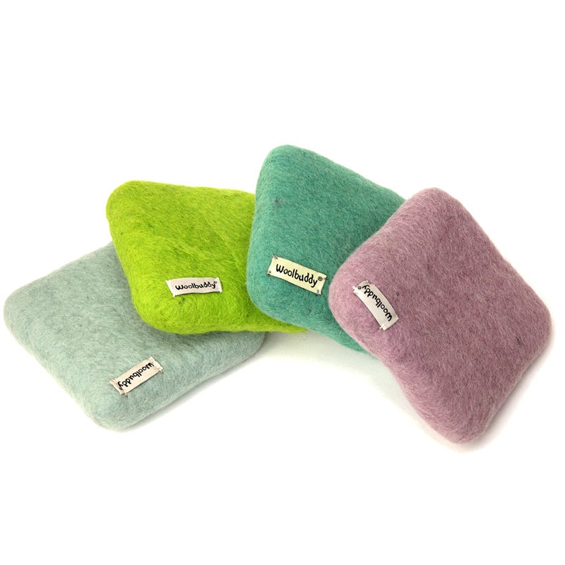 Woolbuddy Needle Felting Wool Mat â€“ 6x6x1.5 Inch Pad for Felting Projects â€“ Durable, Eco-Friendly Alternative to Foam Felting Pads â€“ Ideal for Felting Supplies & Tools (Lavender) - Image 3